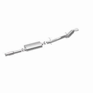 Cadillac Escalade Performance Exhaust - Single Straight Passenger Side Rear - Magnaflow - Street Series Cat-Back - Polished - `11-`12