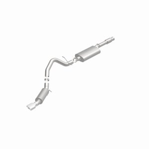 Cadillac Escalade Performance Exhaust - Single Straight Passenger Side Rear - Magnaflow - Street Series Cat-Back - Polished - `11-`12