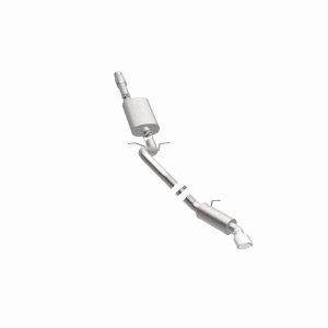 Cadillac Escalade Performance Exhaust - Single Straight Passenger Side Rear - Magnaflow - Street Series Cat-Back - Polished - `11-`12