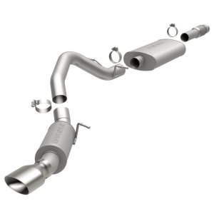 Cadillac Escalade Performance Exhaust - Single Straight Passenger Side Rear - Magnaflow - Street Series Cat-Back - Polished - `11-`12 Cadillac Escalade Performance Exhaust - Single Straight Passenger Side Rear - Magnaflow - Street Series Cat-Back - Polished - `11-`12
