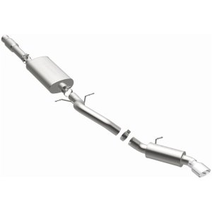 Cadillac Escalade Performance Exhaust - Single Straight Passenger Side Rear - Magnaflow - Street Series Cat-Back - Polished - `11-`12