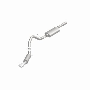 Cadillac Escalade Performance Exhaust - Single Straight Passenger Side Rear - Magnaflow - Street Series Cat-Back - Polished - `11-`12
