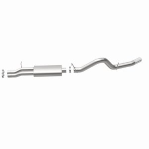 GMC Sierra 2500HD Performance Exhaust - Single Rear Exit - Magnaflow - Street Series Cat-Back - Polished - 2003