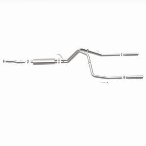 Dodge Ram 1500 Performance Exhaust - Rear - Magnaflow - Street Series Cat Back - Polished - `02-`03