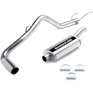 Dodge Ram 1500 Performance Exhaust - Single Passenger Side Rear - Magnaflow - Cat Back Street Series - Polished - `04-`05 Dodge Ram 1500 Performance Exhaust - Single Passenger Side Rear - Magnaflow - Cat Back Street Series - Polished - `04-`05
