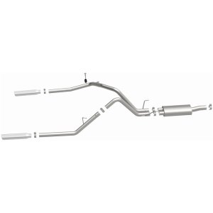 Dodge Ram 1500 Performance Exhaust - Rear - Magnaflow - Cat Back, Dual Split Rear Exit, Street Series - Polished - `04-`05