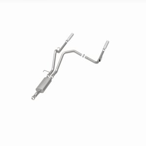 Dodge Ram 1500 Performance Exhaust - Rear - Magnaflow - Cat Back, Dual Split Rear Exit, Street Series - Polished - `04-`05
