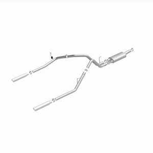 Dodge Ram 1500 Performance Exhaust - Rear - Magnaflow - Cat Back, Dual Split Rear Exit, Street Series - Polished - `04-`05