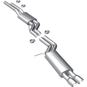 BMW 535i Performance Exhaust - Rear - Magnaflow - Cat Back, Dual Rear Exit, Touring Series - Polished - `08-`10