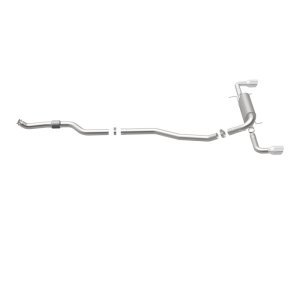 Pontiac Solstice Performance Exhaust - Dual Split Rear Exit - Magnaflow - Cat Back - Polished - `07-`09