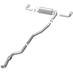 Pontiac Solstice Performance Exhaust - Dual Split Rear Exit - Magnaflow - Cat Back - Polished - `07-`09