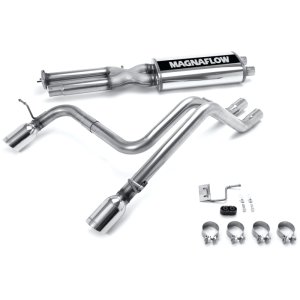 Hummer H2 Performance Exhaust - Rear - Magnaflow - Cat Back, Dual Split Rear Exit - Polished - `03-`06 Hummer H2 Performance Exhaust - Rear - Magnaflow - Cat Back, Dual Split Rear Exit - Polished - `03-`06