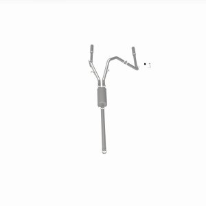 Dodge Ram 1500 Performance Exhaust - Rear - Magnaflow - Cat-Back, Dual Split Rear - Polished - `06-`07