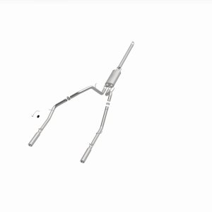Dodge Ram 1500 Performance Exhaust - Rear - Magnaflow - Cat-Back, Dual Split Rear - Polished - `06-`07