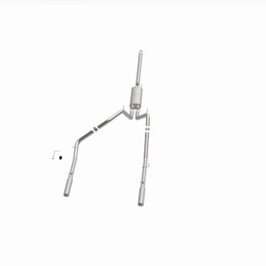 Dodge Ram 1500 Performance Exhaust - Rear - Magnaflow - Cat-Back, Dual Split Rear - Polished - `06-`07