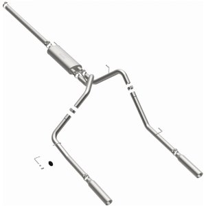 Dodge Ram 1500 Performance Exhaust - Rear - Magnaflow - Cat-Back, Dual Split Rear - Polished - `06-`07