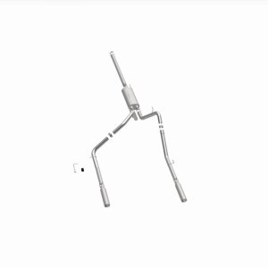 Dodge Ram 1500 Performance Exhaust - Rear - Magnaflow - Cat-Back, Dual Split Rear - Polished - `06-`07