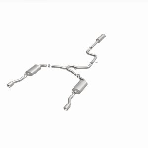 Chevrolet Impala Performance Exhaust - Dual Split Rear - Magnaflow - Street Series Cat-Back - Polished - `06-`09