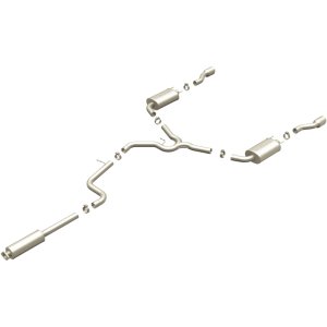 Chevrolet Impala Performance Exhaust - Dual Split Rear - Magnaflow - Street Series Cat-Back - Polished - `06-`09
