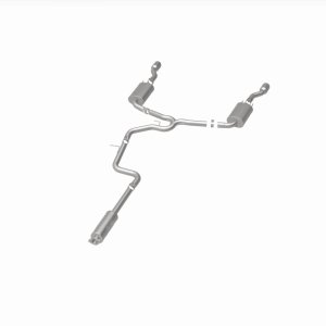 Chevrolet Impala Performance Exhaust - Dual Split Rear - Magnaflow - Street Series Cat-Back - Polished - `06-`09