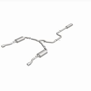 Chevrolet Impala Performance Exhaust - Dual Split Rear - Magnaflow - Street Series Cat-Back - Polished - `06-`09