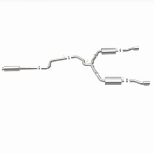 Chevrolet Impala Performance Exhaust - Dual Split Rear - Magnaflow - Street Series Cat-Back - Polished - `06-`09