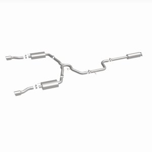 Chevrolet Impala Performance Exhaust - Dual Split Rear - Magnaflow - Street Series Cat-Back - Polished - `06-`09