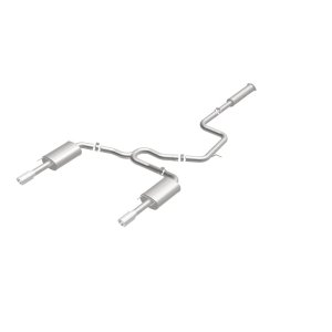 Chevrolet Impala Performance Exhaust - Rear - Magnaflow - Street Series Cat-Back, Dual Split Rear Exit, Stainless Steel - Polished - `00-`05