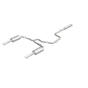 Chevrolet Impala Performance Exhaust - Rear - Magnaflow - Street Series Cat-Back, Dual Split Rear Exit, Stainless Steel - Polished - `00-`05