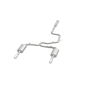 Chevrolet Impala Performance Exhaust - Rear - Magnaflow - Street Series Cat-Back, Dual Split Rear Exit, Stainless Steel - Polished - `00-`05