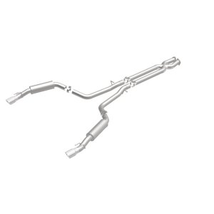 Pontiac GTO Performance Exhaust - Magnaflow - Competition Series Cat-Back, Dual Split Rear Exit - Polished - `05-`06