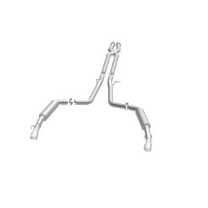 Pontiac GTO Performance Exhaust - Magnaflow - Competition Series Cat-Back, Dual Split Rear Exit - Polished - `05-`06