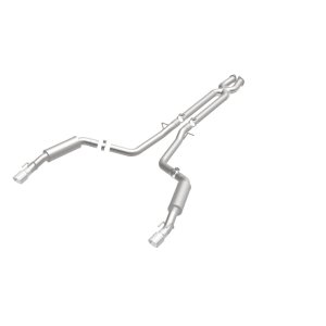 Pontiac GTO Performance Exhaust - Magnaflow - Competition Series Cat-Back, Dual Split Rear Exit - Polished - `05-`06