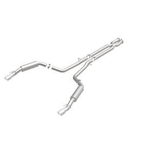 Pontiac GTO Performance Exhaust - Magnaflow - Competition Series Cat-Back, Dual Split Rear Exit - Polished - `05-`06