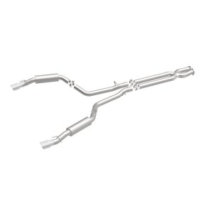 Pontiac GTO Performance Exhaust - Magnaflow - Competition Series Cat-Back, Dual Split Rear Exit - Polished - `05-`06