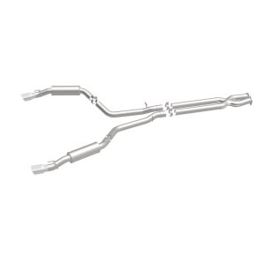 Pontiac GTO Performance Exhaust - Magnaflow - Competition Series Cat-Back, Dual Split Rear Exit - Polished - `05-`06