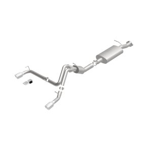 Hummer H2 Performance Exhaust - Rear - Magnaflow - Cat Back Dual Split Rear Exit - Polished - 2007 Hummer H2 Performance Exhaust - Rear - Magnaflow - Cat Back Dual Split Rear Exit - Polished - 2007
