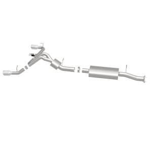 Hummer H2 Performance Exhaust - Rear - Magnaflow - Cat Back Dual Split Rear Exit - Polished - 2007 Hummer H2 Performance Exhaust - Rear - Magnaflow - Cat Back Dual Split Rear Exit - Polished - 2007