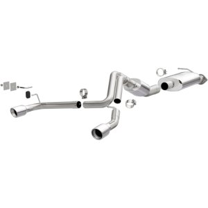 Hummer H2 Performance Exhaust - Rear - Magnaflow - Cat Back Dual Split Rear Exit - Polished - 2007 Hummer H2 Performance Exhaust - Rear - Magnaflow - Cat Back Dual Split Rear Exit - Polished - 2007