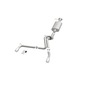 Hummer H2 Performance Exhaust - Rear - Magnaflow - Cat Back Dual Split Rear Exit - Polished - 2007 Hummer H2 Performance Exhaust - Rear - Magnaflow - Cat Back Dual Split Rear Exit - Polished - 2007