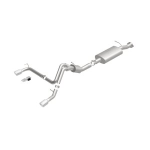 Hummer H2 Performance Exhaust - Rear - Magnaflow - Cat Back Dual Split Rear Exit - Polished - 2007 Hummer H2 Performance Exhaust - Rear - Magnaflow - Cat Back Dual Split Rear Exit - Polished - 2007