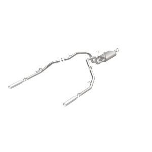 Dodge Ram Pickup Performance Exhaust - Dual Split Rear - Magnaflow - Street Series Cat-Back - 2009 Dodge Ram Pickup Performance Exhaust - Dual Split Rear - Magnaflow - Street Series Cat-Back - 2009