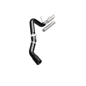 Dodge 3500 Performance Exhaust - Single Exit - Magnaflow - DPF Back - Black - `07-`10 Dodge 3500 Performance Exhaust - Single Exit - Magnaflow - DPF Back - Black - `07-`10