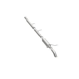 GMC Sierra Performance Exhaust - Rear - Magnaflow - Off Road Pro Cat-Back, Single Wall Turndown Cut Edge Tips - Satin - `09-`10