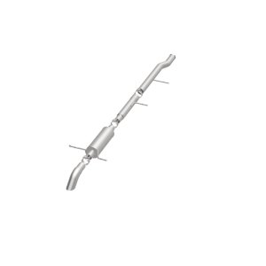 GMC Sierra Performance Exhaust - Rear - Magnaflow - Off Road Pro Cat-Back, Single Wall Turndown Cut Edge Tips - Satin - `09-`10