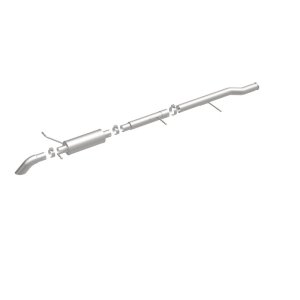 GMC Sierra Performance Exhaust - Rear - Magnaflow - Off Road Pro Cat-Back, Single Wall Turndown Cut Edge Tips - Satin - `09-`10