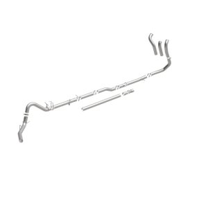 Ford F-350 Super Duty Performance Exhaust - Single Passenger Side Rear Exit - Magnaflow - Turbo Back - `99-`03