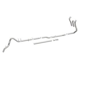 Ford F-350 Super Duty Performance Exhaust - Single Passenger Side Rear Exit - Magnaflow - Turbo Back - `99-`03