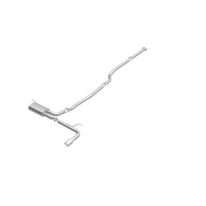 Ford Fusion Performance Exhaust - Single Straight Passenger Side Rear - Magnaflow - Street Catback - Polished - `15-`18