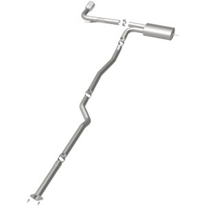 Ford Fusion Performance Exhaust - Single Straight Passenger Side Rear - Magnaflow - Street Catback - Polished - `15-`18